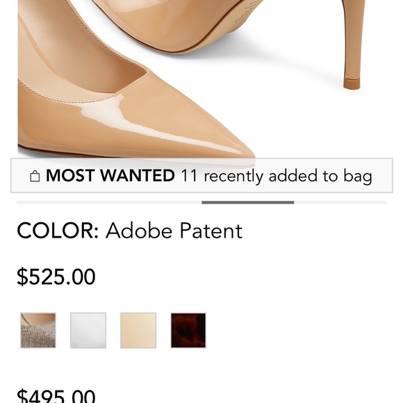 Stuart Weitzman Adobe Patent Leather Heels - Picture 4 of 6